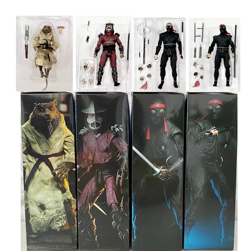 Фигурка мастера черепахи NECA Шреддера фигурка игрушки Подарочная кукла