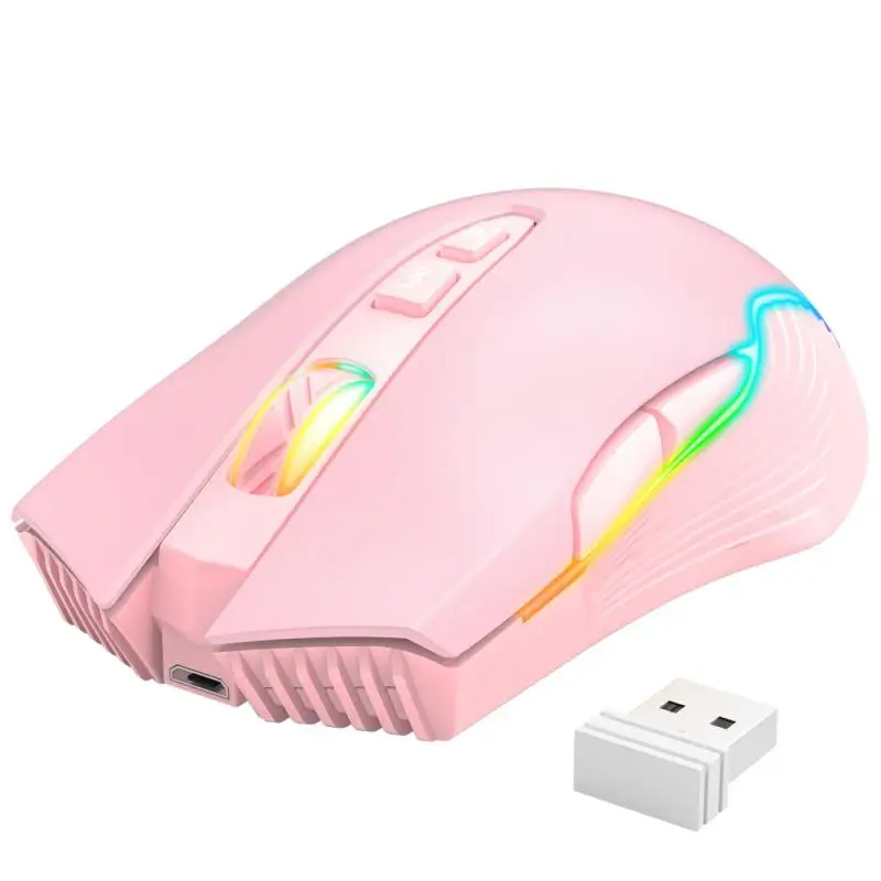

USB Mice Wireless Gaming Mouse 3600 DPI LED Light Rechargeable For Computer Laptop PC Gamer with USB Receiver For Windows
