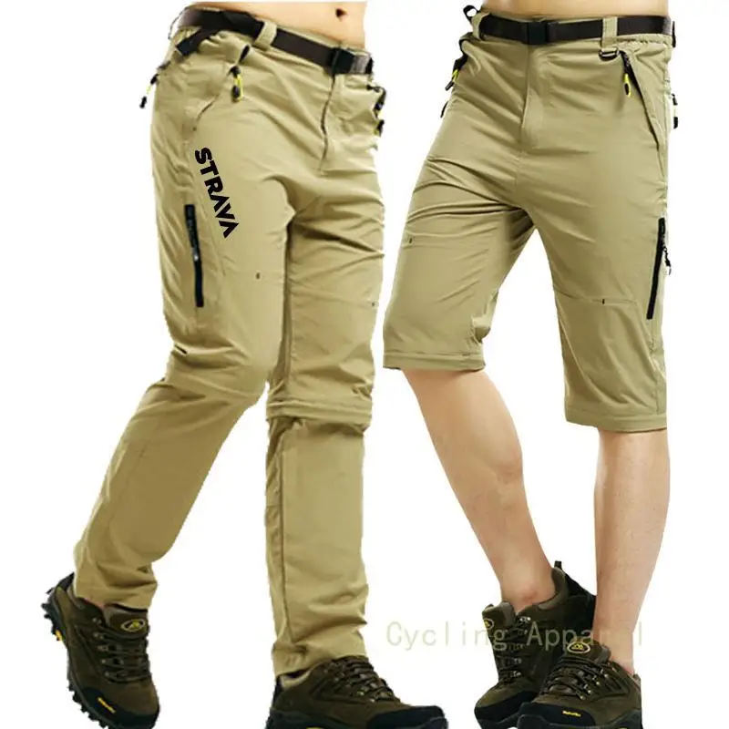 

Detachable Bicycle Pants Sport Climbing Hiking Cycling Pants Trousers for Men Strava Mountain Bike Mtb Pants High Quality