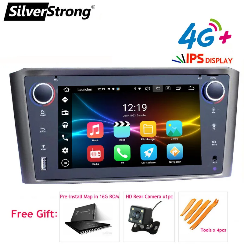 Автомагнитола SilverStrong на базе Android 10 0 для TOYOTA Avensis 2din мультимедийная стереосистема