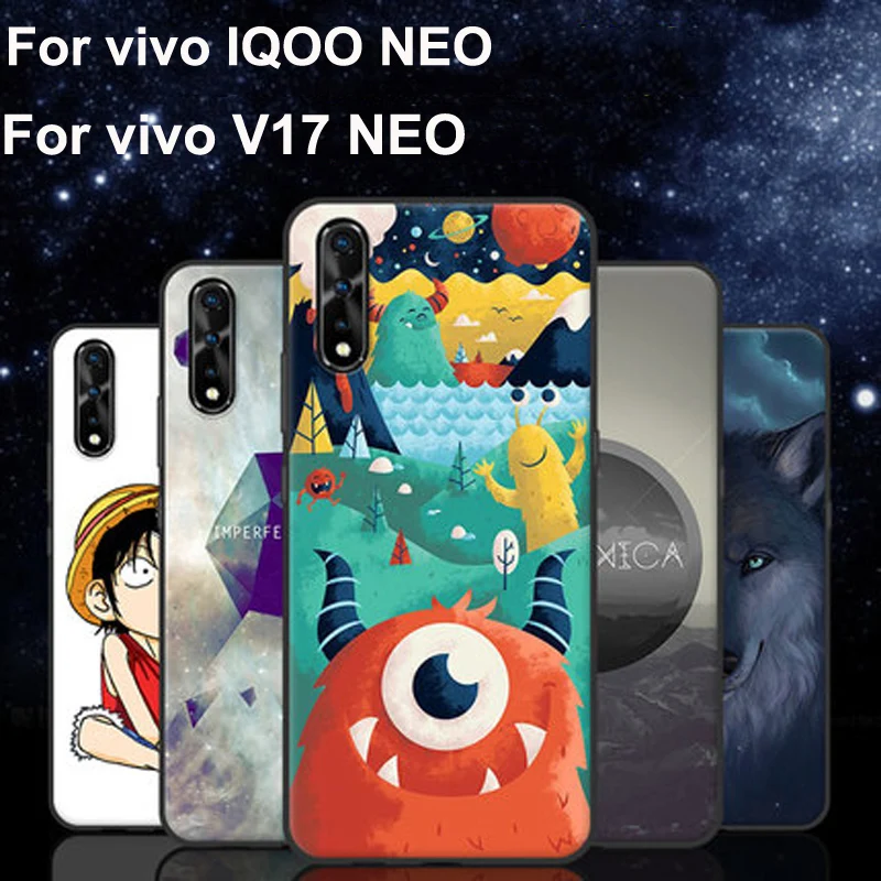 ДЛЯ VIVO V17 NEO чехол neo мультяшный рисунок Мягкий Силиконовый ТПУ для телефона vivo IQOO