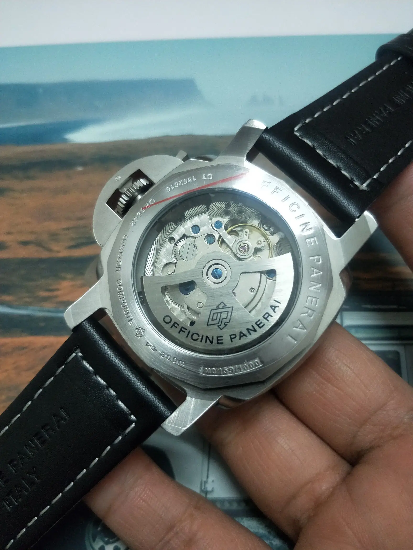 

Panerai Luminor watch men's skeleton automatic mechanical AAA watch gold skeleton retro men's women watch quartz watch