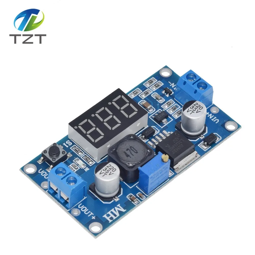 LM2596HVS LM2596, модуль источника питания с DC-DC бак 3A настраиваемый понижающий модуль-регулятор ультра LM2596S понижающий 24V переключатель 12V 5V 3В