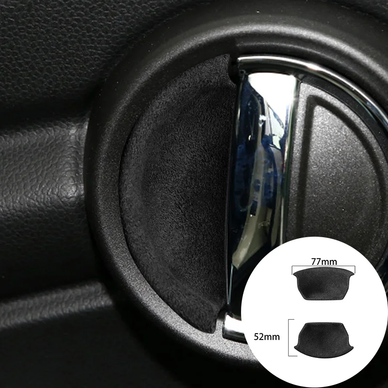 

Для BMW MINI F56 2014-2020 Алькантара замшевая оболочка Автомобильная дверная чаша наклейки ручки панель отделка наклейки Чехол Внутренний Стайлинг...