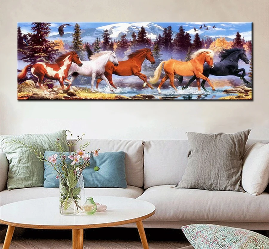5D алмазная живопись полная вышивка животные лошадь Алмазная мозаика распродажа