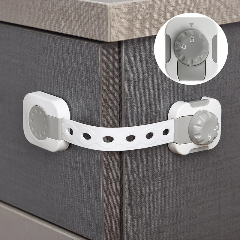 

4Pcs/Lot Multi-function Child Safety Lock Baby Anti-clip Cabinet Door Toddler Kids Lock Drawer Lock Protection Security Supplies