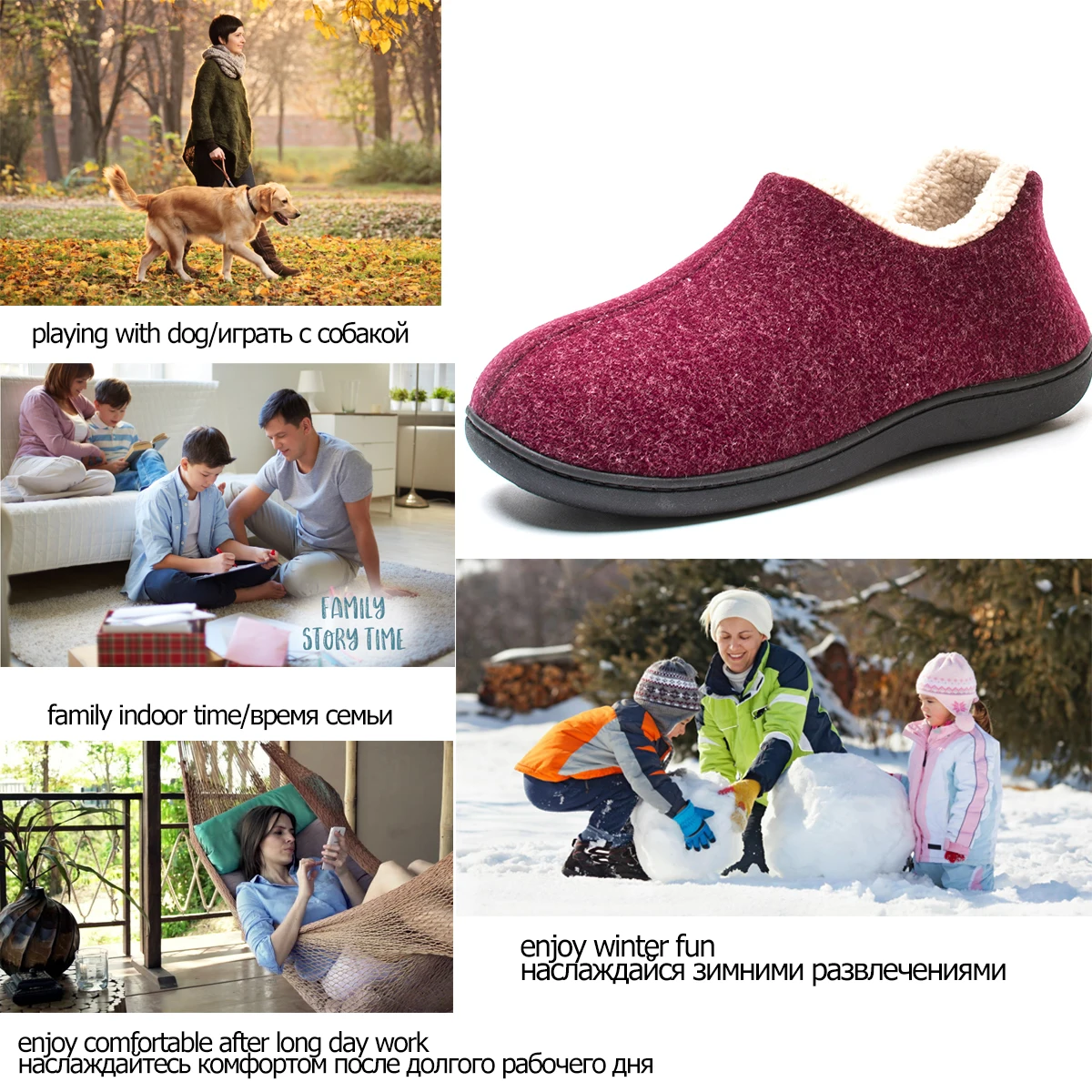 Fujin/Женская обувь из хлопка Сезон Зима Удобные закрытые ботинки с эффектом памяти