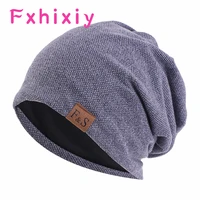 new spring and autumn mens winter unisex solid color hedging cap outdoor sports windproof hat fashion beanie hat headcover