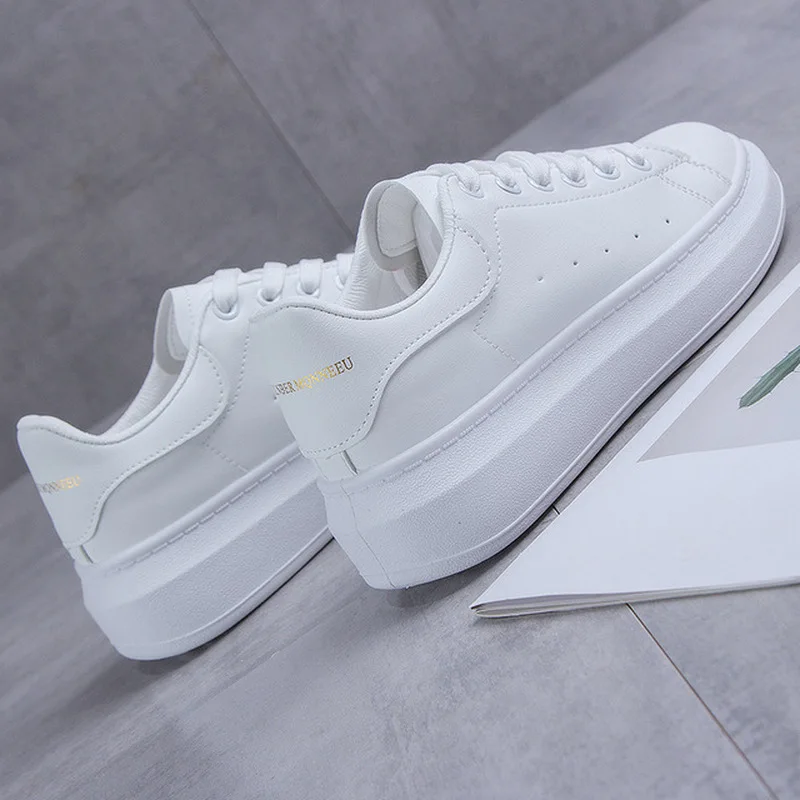 Кроссовки женские на платформе повседневные лоферы мягкая подошва классические