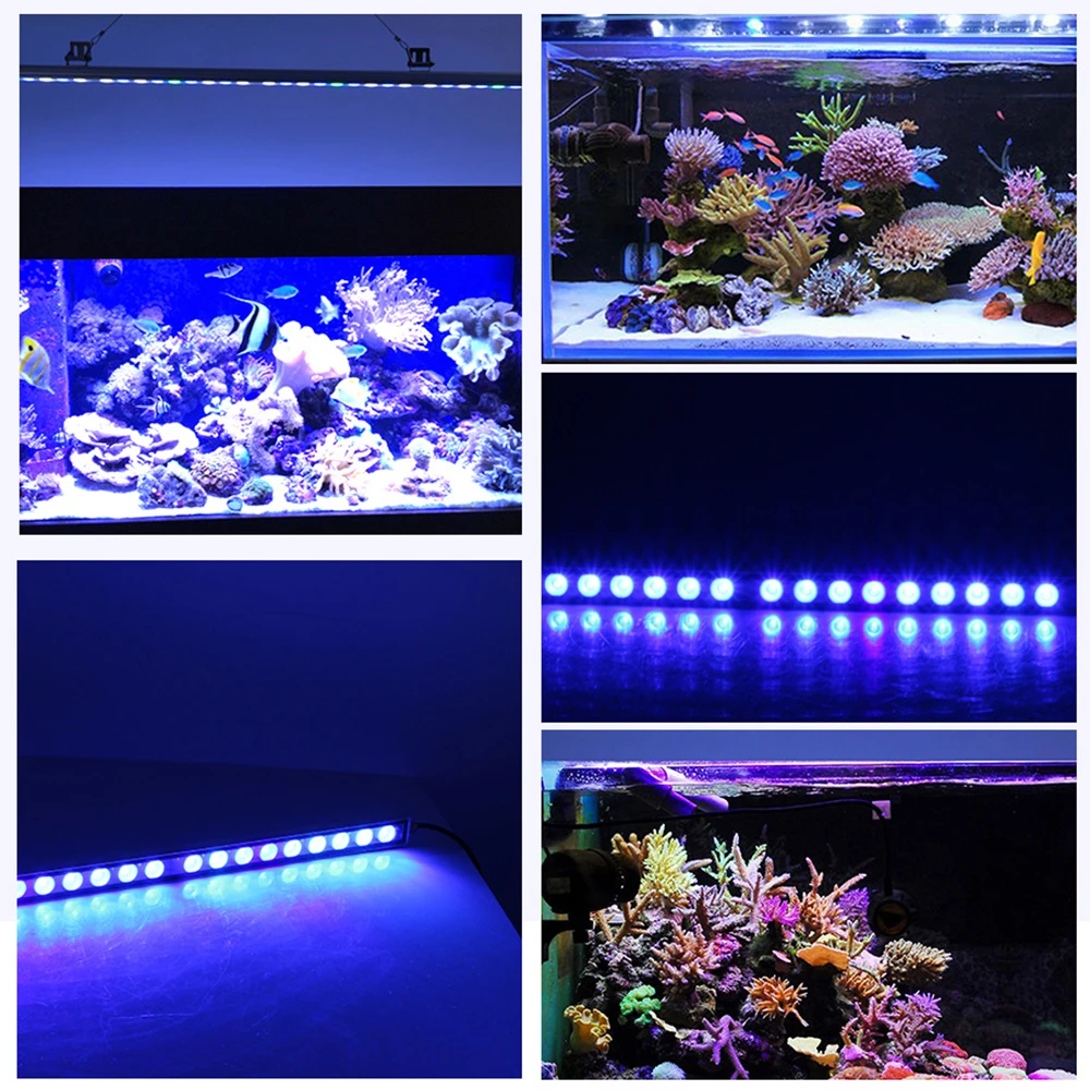 Светодиодный светильник для аквариума 54 Вт/81 Вт/108 ВТ нм светодиодный растений