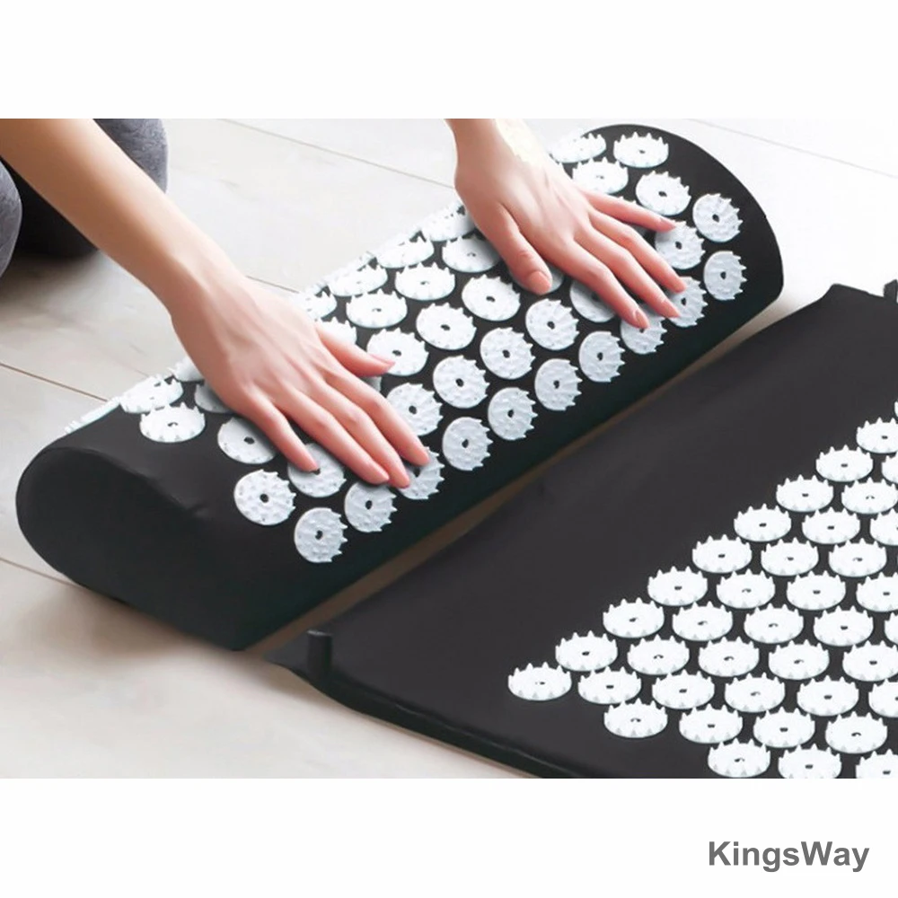 Новая подушка Массажер Массажный коврик для йоги Акупрессура снять стресс