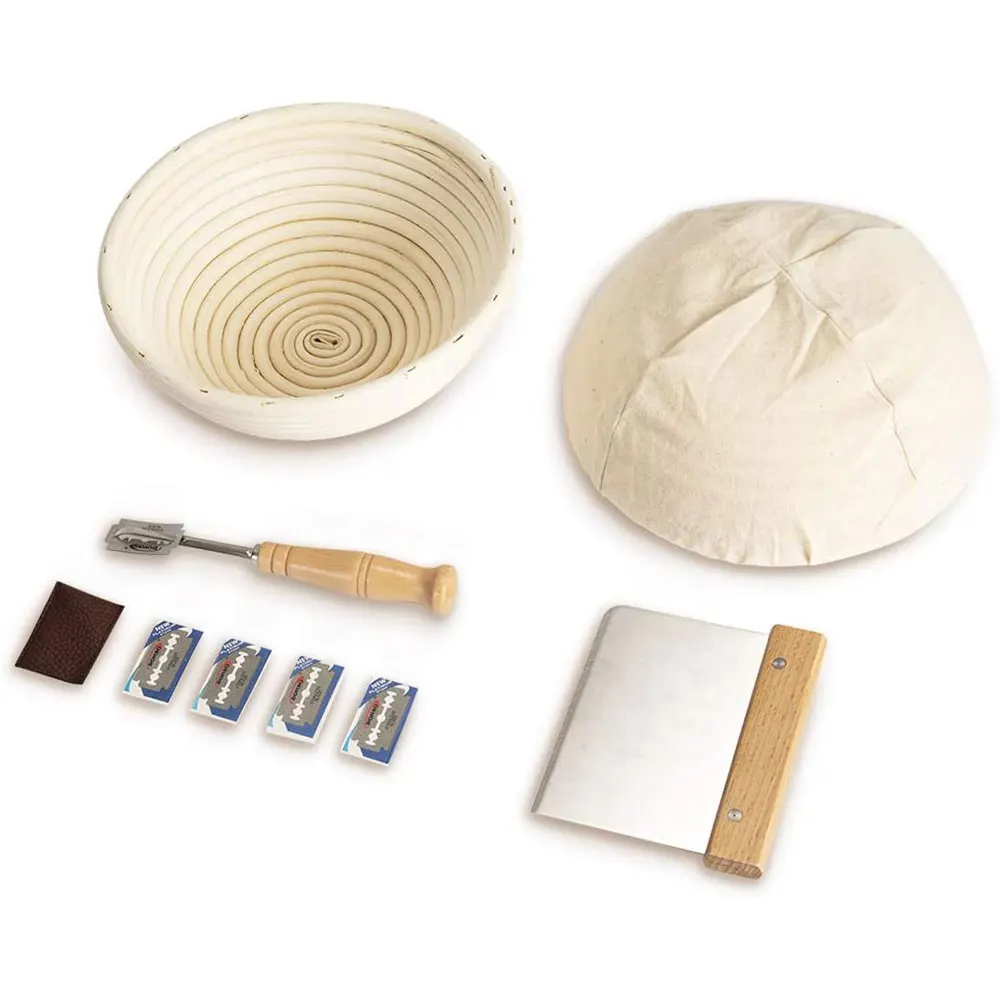 

Rattan Bread Proofing Basket Natural Oval Rattan Wicker Dough Fermentation Sourdough Banneton Bread Basket