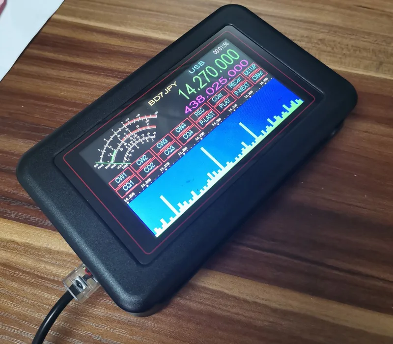 DYKB Cat дисплей 4 3 TFT Запись голоса автоматический Звонок для CAT yaesu ft817/857/897/818 icom