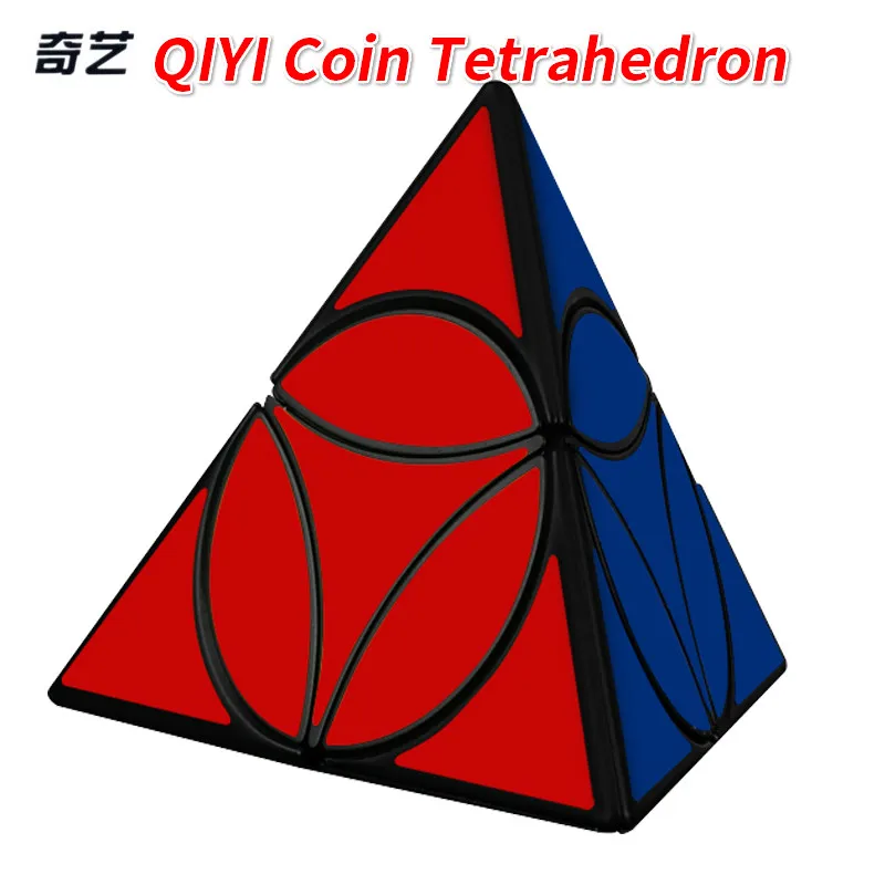 Новый XMD Qiyi Mofangge монета Тетраэдр Yuanpan Pyra Speed Magic-Cube профессиональные нерегулярные