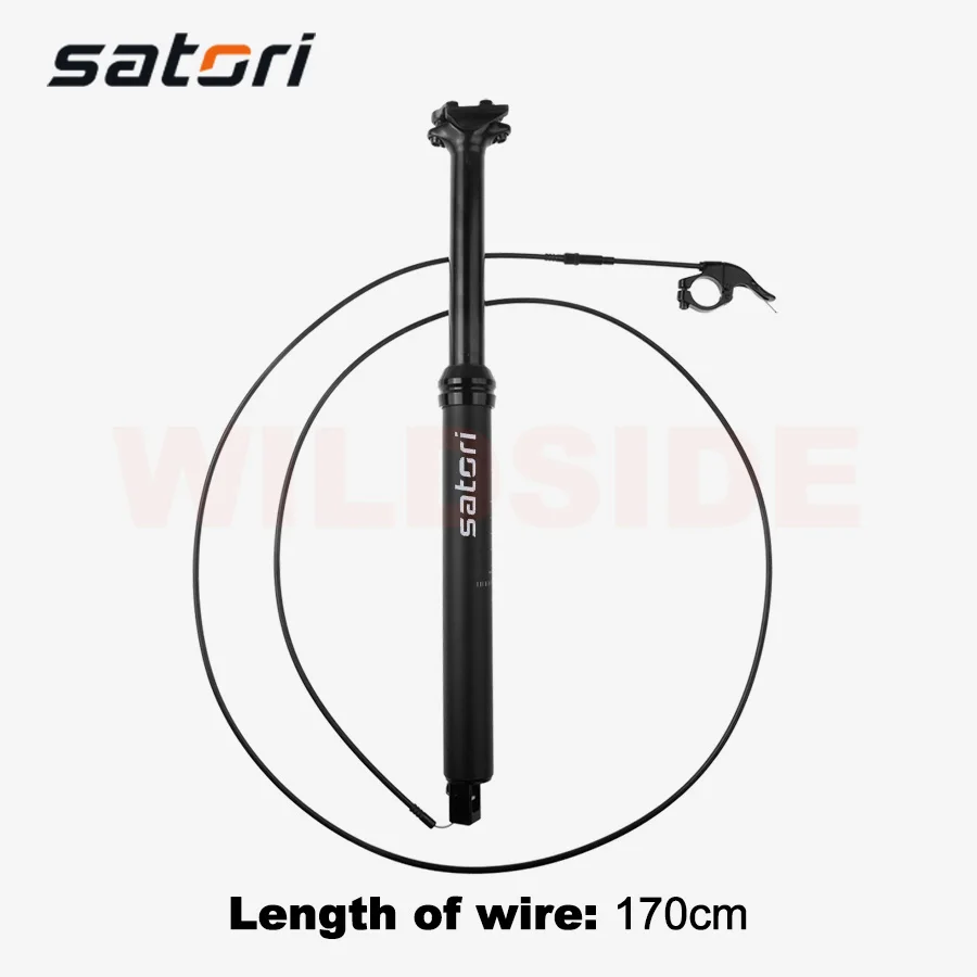 Satori sorata pro adjustable dropper seatpost mtb mountain bike 30.9/31.6 remote lever bicycle seat post suspension part | Спорт и