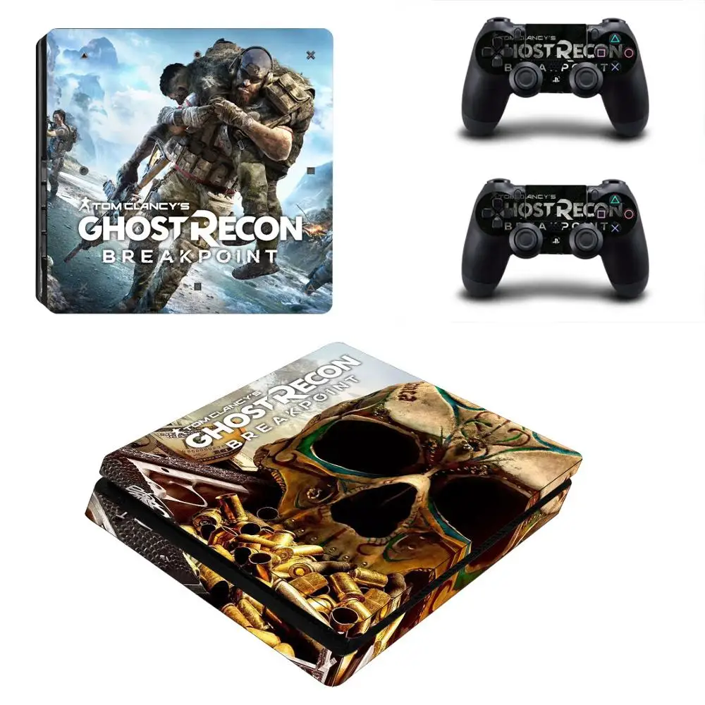 

Tom Clancy’s Ghost Recon: Breakpoint PS4 Slim Sticker Play station 4 Skin Sticker For PlayStation 4 PS4 Slim Console& Controller