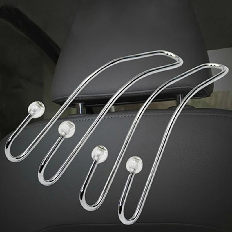 Многофункциональная автомобильная вешалка для подголовника из нержавеющей