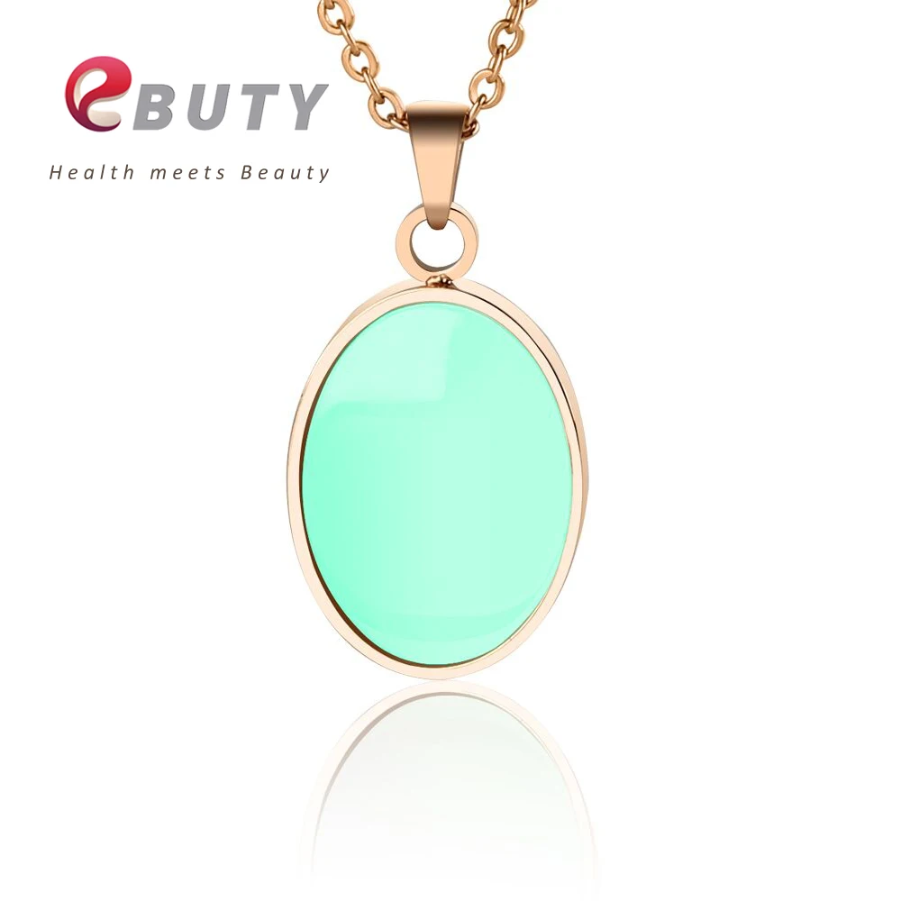 Подвеска EBUTY из био стекла с ионами овальное модное элегантное женское Ювелирное