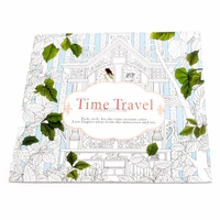 new time travel adult version english graffiti coloring book kids painting books