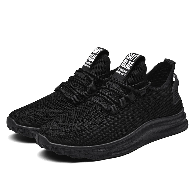 VESONAL, дышащие весенне-летние новые кроссовки Flyknit, мужская обувь, повседневная удобная мужская обувь, прогулочная обувь