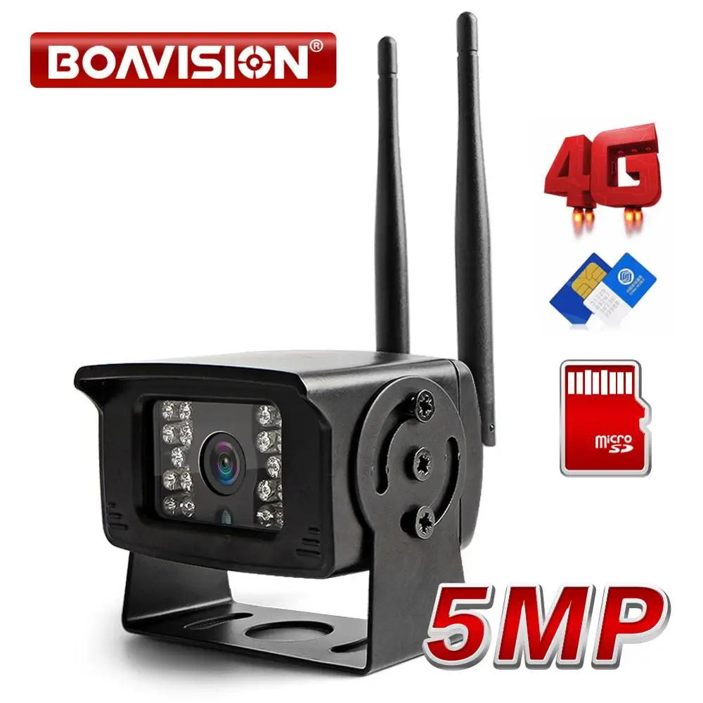 1080P 5MP 4G SIM карта камера для улицы ночное видение мини камера беспроводная TF слот для карты CCTV Cam Водонепроницаемая приложение CamHi