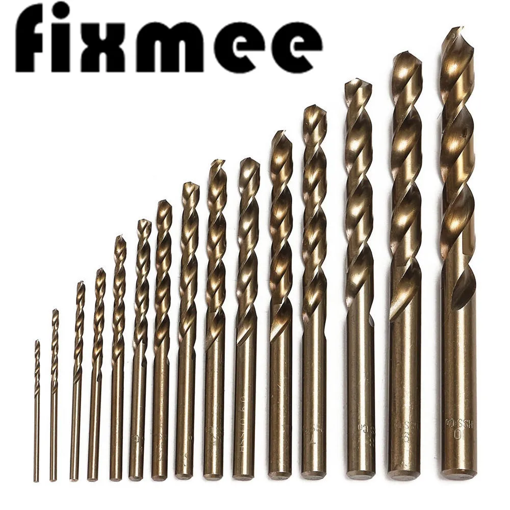 Спиральное высокоскоростное сверло M35 для дерева и металла 74 шт./компл. HSS-CO 1-8 мм