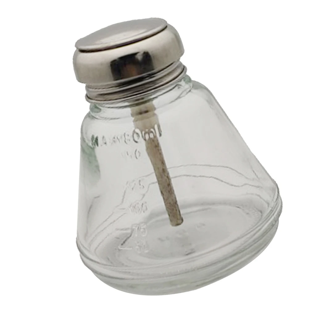 

180ml Glass Push Down Press Pump Bottle Liquid Alcohol Bottle Dispenser Vial