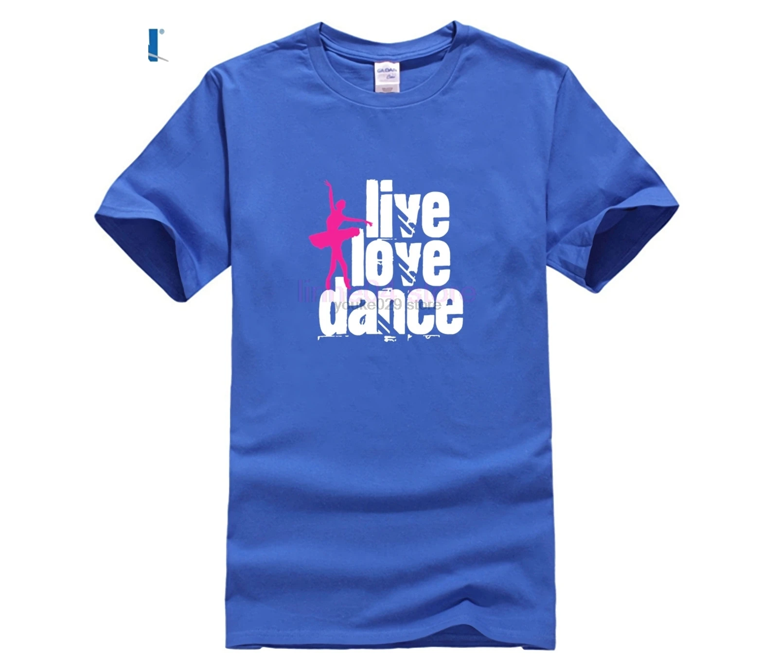 2019 модная мужская женская футболка с надписью Live Love Dance balerina брендовая одежда