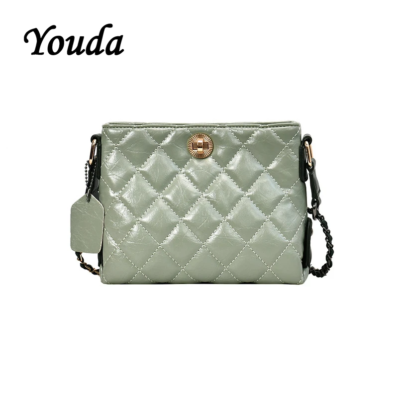 Youda французская ниша повседневная женская сумка на плечо Простые ромбовские