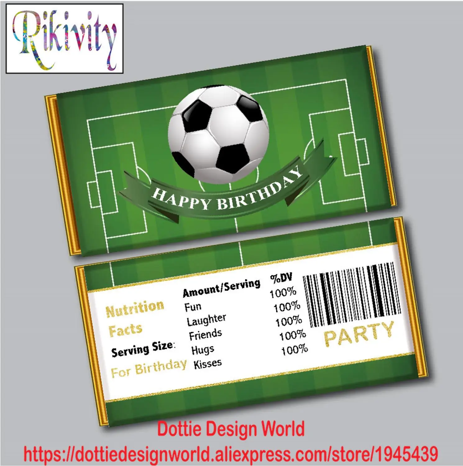 Этикетки для бутылок с водой изготовления футбольных мячей на заказ | Дом и сад