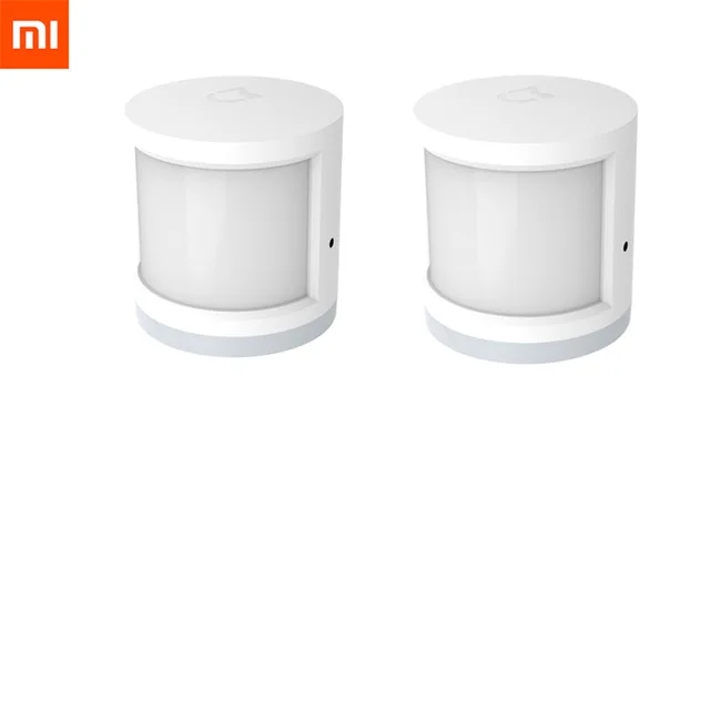 Xiaomi Aqara датчик тела и датчики интенсивности света, ZigBee wifi беспроводное соединение работает для xiaomi умный дом mijia Mi home APP - Цвет: 2 pcs mijia body