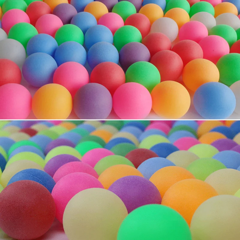 

New 150 Pcs Ping Pong Entertainment 40mm Table Tennis Balls Mixed Colors for Game Activity XD88