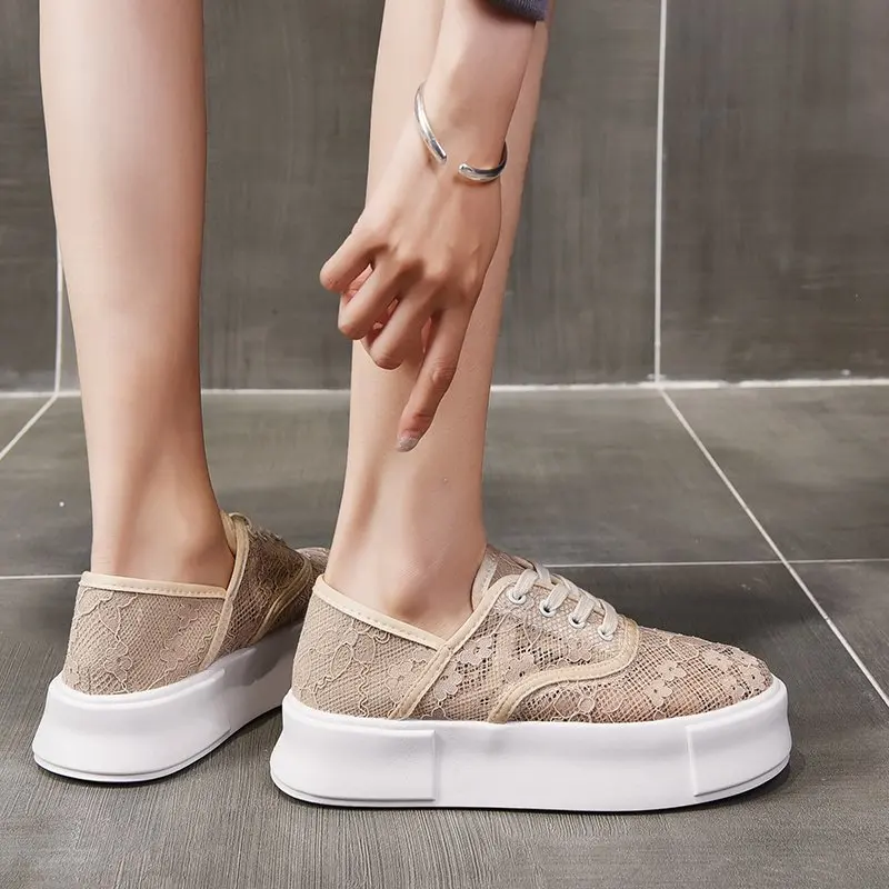 

Shoes Slip-on Round Toe Clogs Platform Casual Female Sneakers Summer Slip On Creepers Cross New Small Breathable Rubber Fisherma