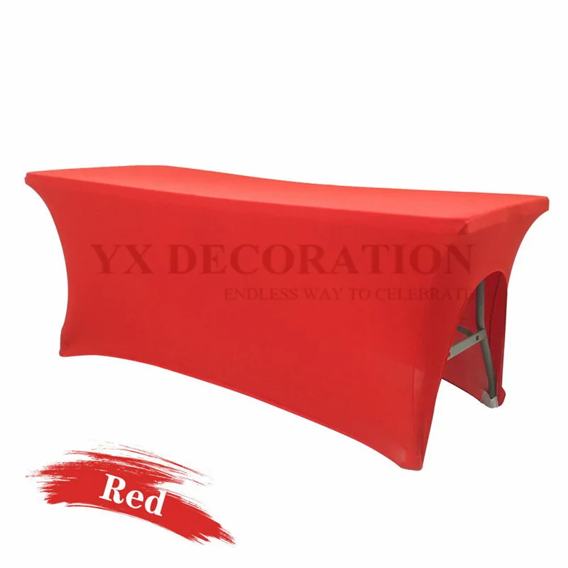 5 шт. прямоугольник стрейч чехол для стола из спандекса лайкра домашняя кухня