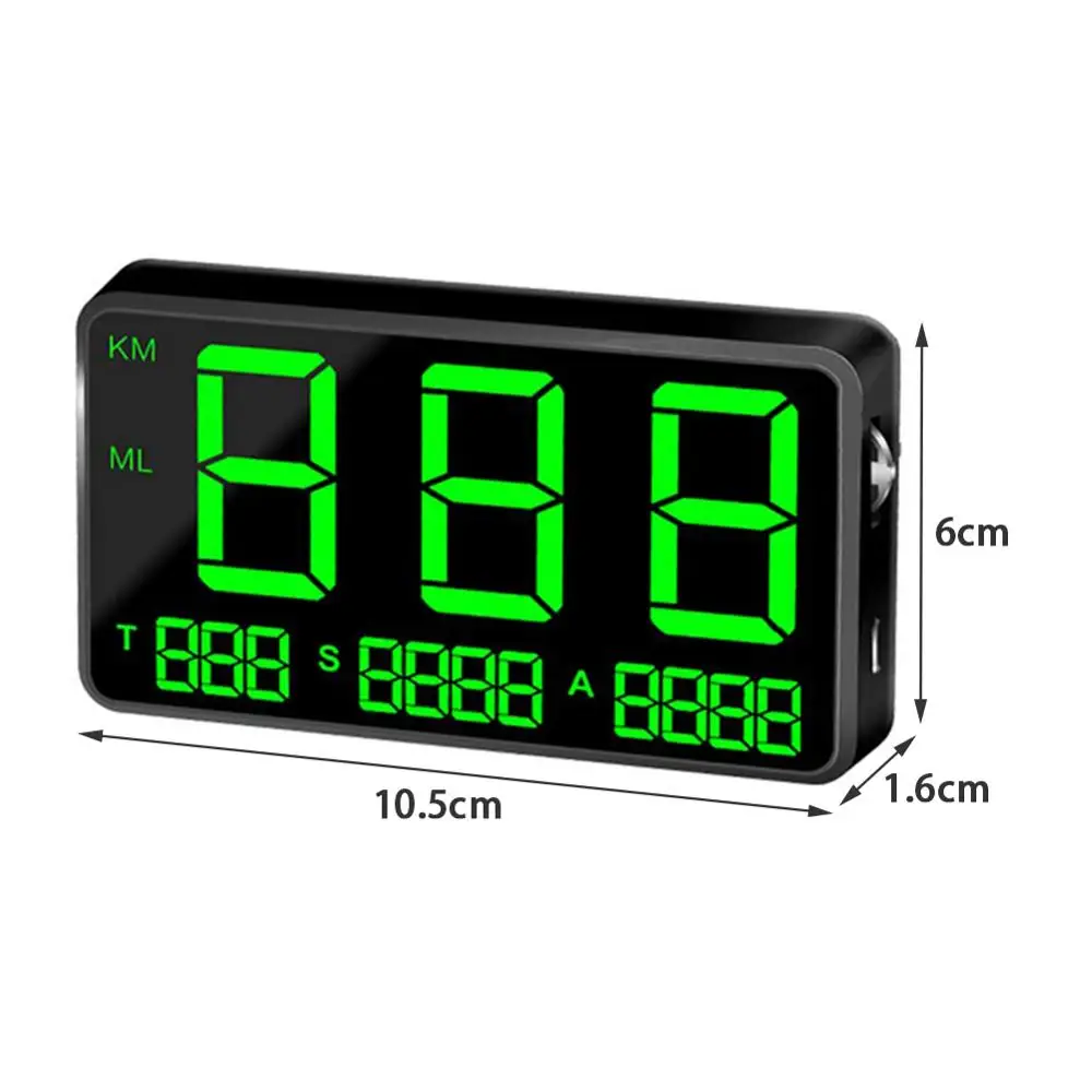 

Large Screen 4.5" GPS HUD Speedometer Head-Up Display Digital Car Speed Alarm System Universal For Cars Buses Trucks