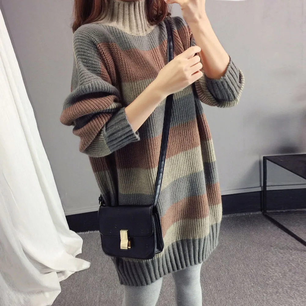 Женский свитер в Корейском стиле рождественские свитера Осень-зима толстый