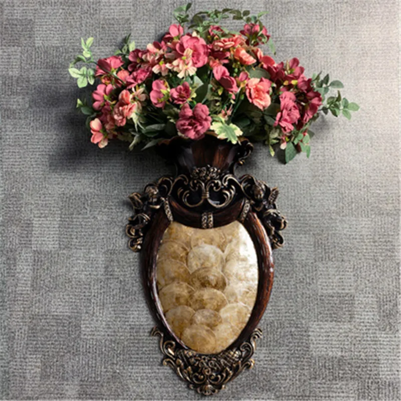 

Bao Guang Ta European Style Pendant Creative Flower Arrangement Wall Hanging Living Room TV Background Wall Home Decor A2597