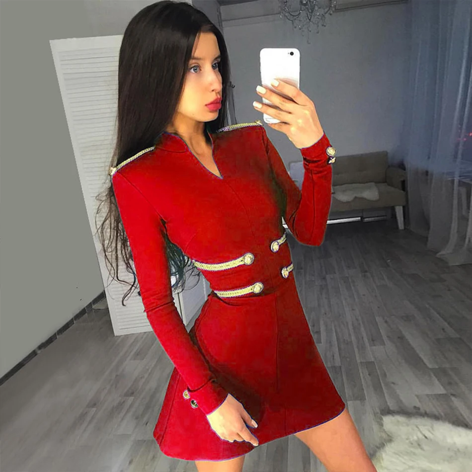 Женское облегающее платье с длинным рукавом пикантное Клубное вечервечерние