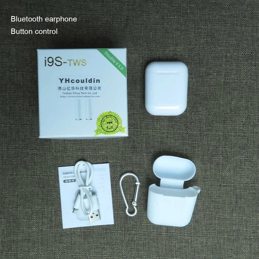 tws i9s TWS i12 i9S Bluetooth наушники беспроводные наушники для Xiaomi Mi Apple Iphone huawei samsung - Цвет: tws i9s