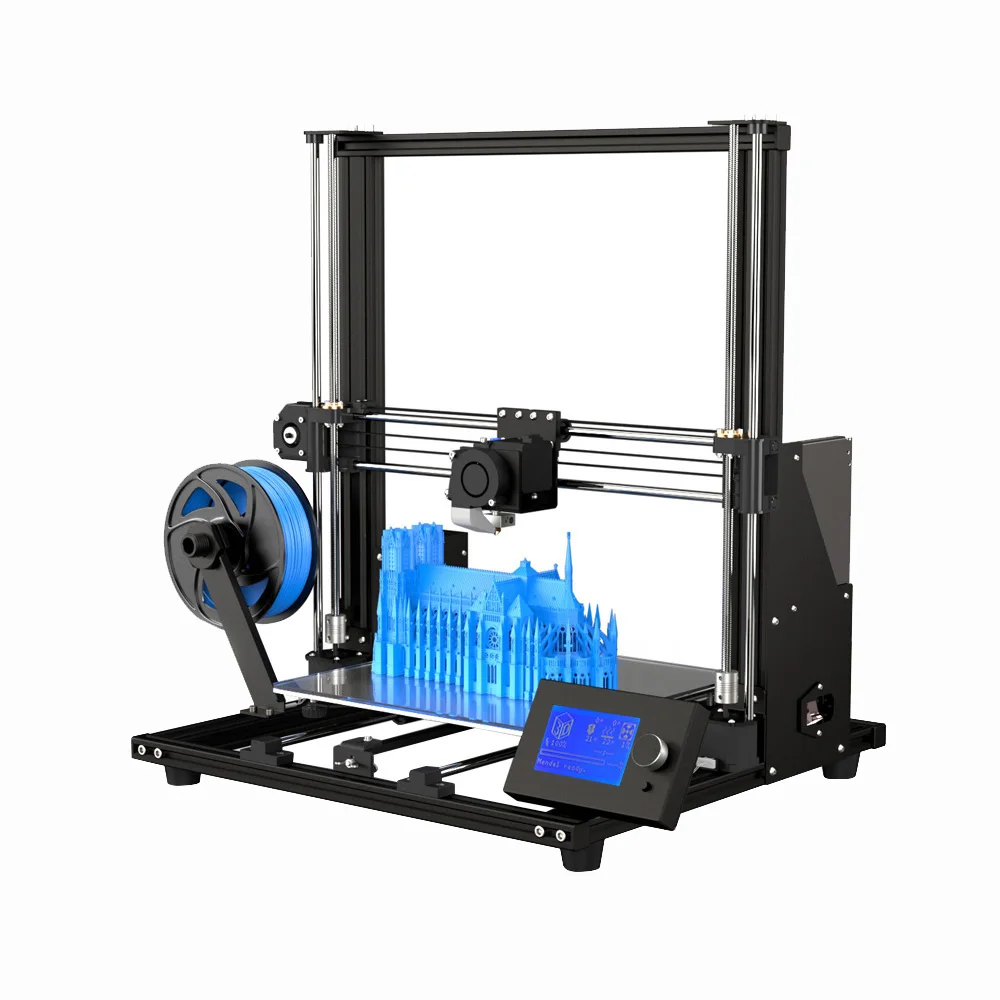 Full-DIY A8 Plus Новое поступление обновленная Anet A8 Высокоточный DIY A8 плюс 3D-принтеры самостоятельной сборки 300*300*350 мм Алюминий сплав рама со съемными ЖК-дисплей - Цвет: Full-DIY A8 Plus