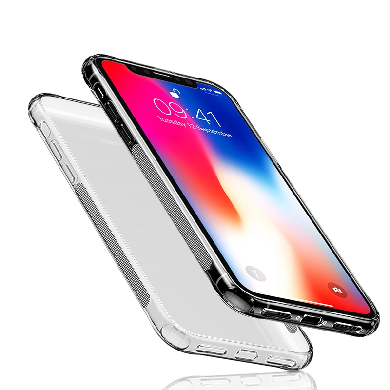 Мягкий ТПУ чехол SmartDevil для IPhone X XR XS Max прозрачный силиконовый прозрачная защитная