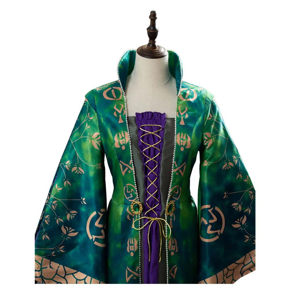 

Winifred Sanderson Cosplay Costume Adult Witch Dress Halloween Carnival Costumes