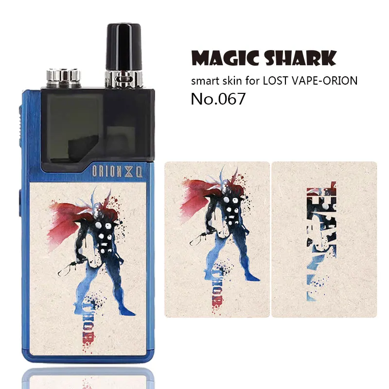 Magic Shark Marvel DC Бэтмен Супермен Капитан Америка чехол наклейка пленка для Lost Vape Orion