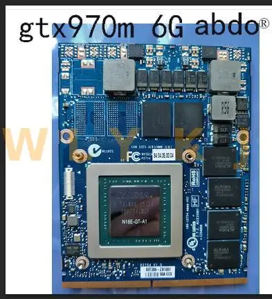 Abdo gtx970m 6G Дисплей Kader aireware m17x R4 17X R5 R6 m18x R2 M18XR3 ноутбук ПК графическая плата 100% ТЕСТ