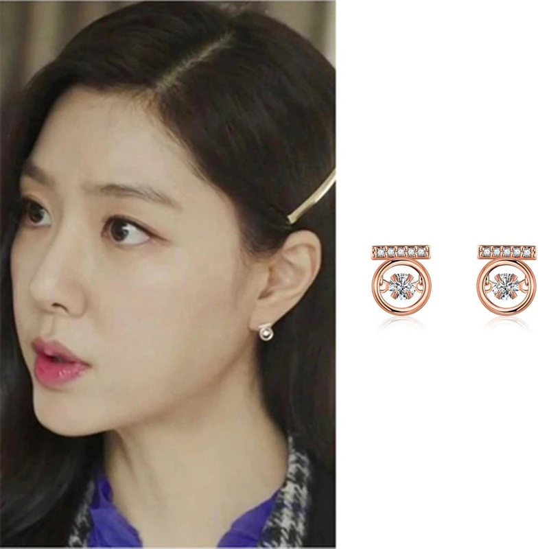 Сео Джи Хе Корейская драма Те же подвесные серьги с бусинами Модный стиль элегантное высокое качество Ретро Уникальны.