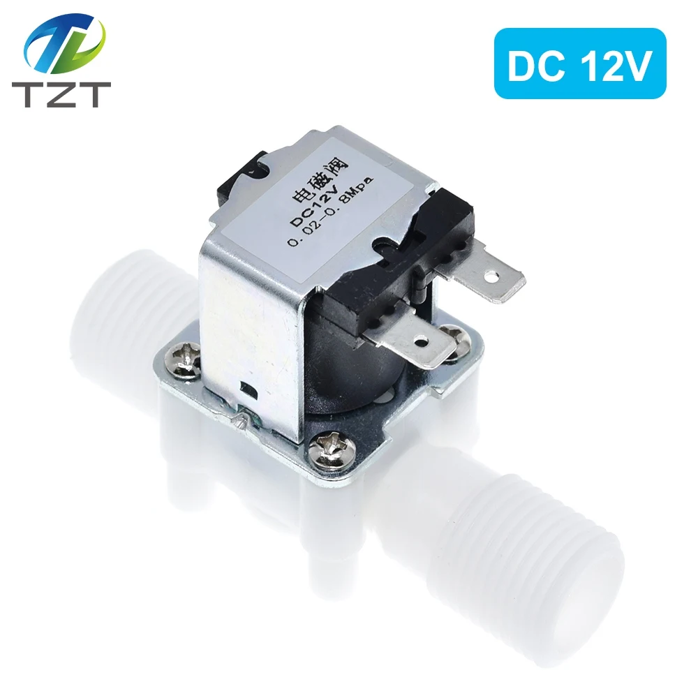 Пластиковый электромагнитный клапан 1/2 дюйма 12 В 24 220