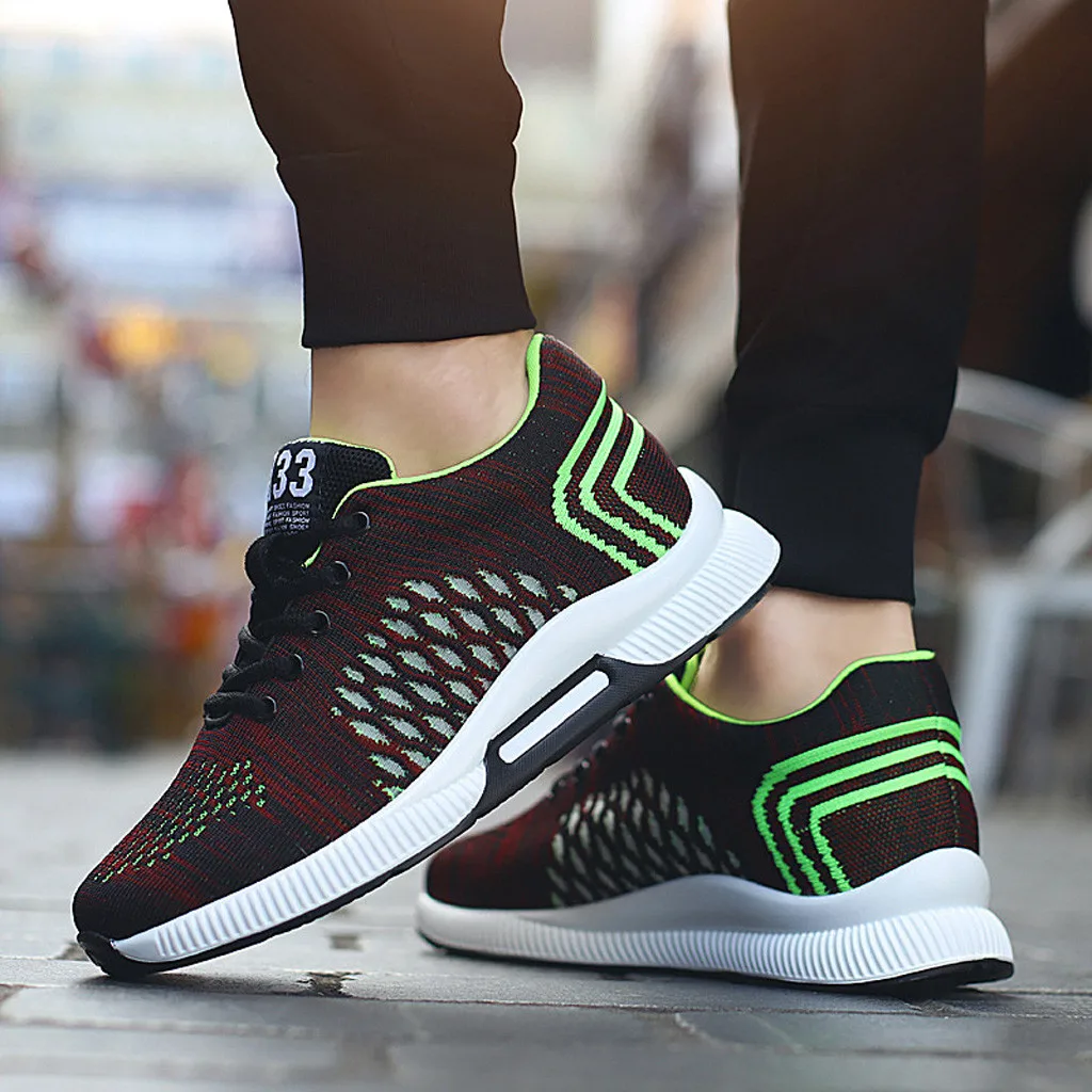 Мужские кроссовки дышащие для тенниса с дышащей сеткой внутри увеличения