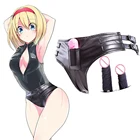 CamaTech страпон из искусственной кожи, вибратор, фаллоимитатор, трусики, Вибрирующая силиконовая Анальная пробка, нижнее белье, Женский Пояс верности, игры для взрослых