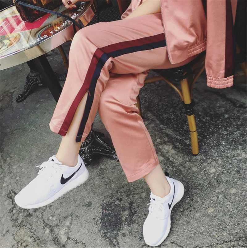 Повседневные женские спортивные костюмы весна-осень 2021 толстовки на молнии с