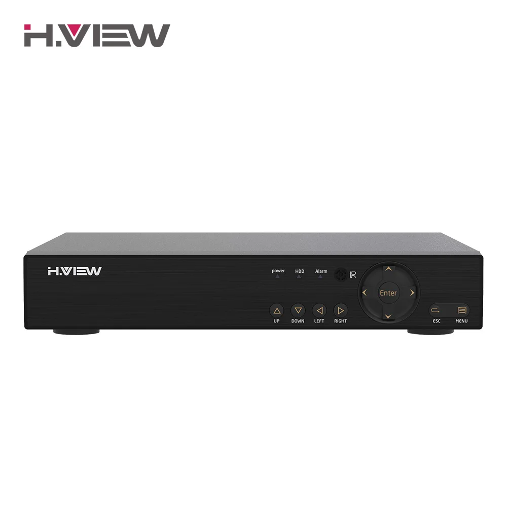 H.VIEW CCTV DVR 8ch H.264 AHD DVR NVR 8ch цифровой видеорегистратор для видеонаблюдения 1080P HDMI видео выход Поддержка аналоговая AHD ip-камера